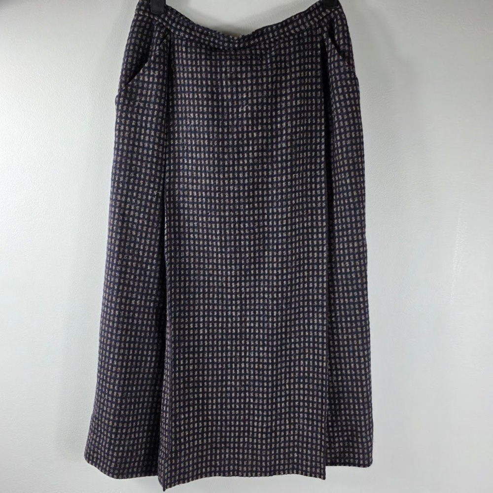 The English Shop Wool‎ Skirt Union Label Vtg  Xs